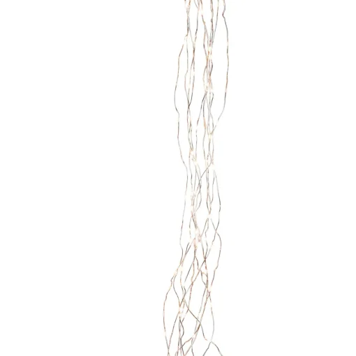 Gerson International Lawn & Outdoor Decor*6 Foot Long Warm White Micro Led Light String, Remote Function