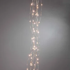 Gerson International Lawn & Outdoor Decor*6 Foot Long Warm White Micro Led Light String, Remote Function