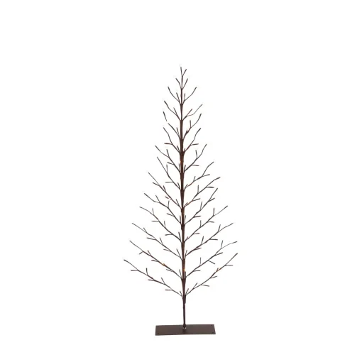 Gerson International Other Lit Trees*5 Foot Tall Brown Pre Lit Tree, 112 Warm White Leds