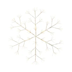 Gerson International Lawn And Outdoor Decor*20 In Firecracker Led Snowflake, Outdoor Holiday Decor