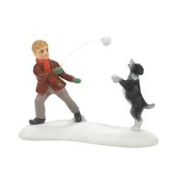 Enesco Department 56*Dickens Village Winter Game Of Catch #6010458
