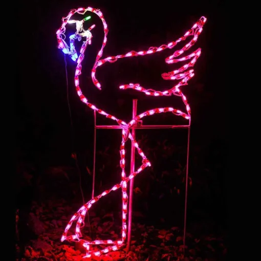 Brite Ideas Lawn And Outdoor Decor*Flamingo - Left Facing #Led-Fl48L