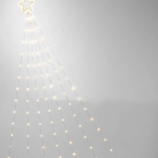 Gerson International Lawn And Outdoor Decor*5-In D Electric Shooting Star With 30 Warm White Led Lights & Seven 7' Tails With 21 Led Lights