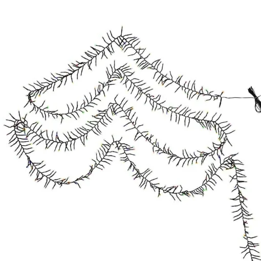 Kurt Adler Lawn And Outdoor Decor* Cul 1000-Light 33-Foot Cluster Garland With Multi-Color 3Mm Led Bulbs