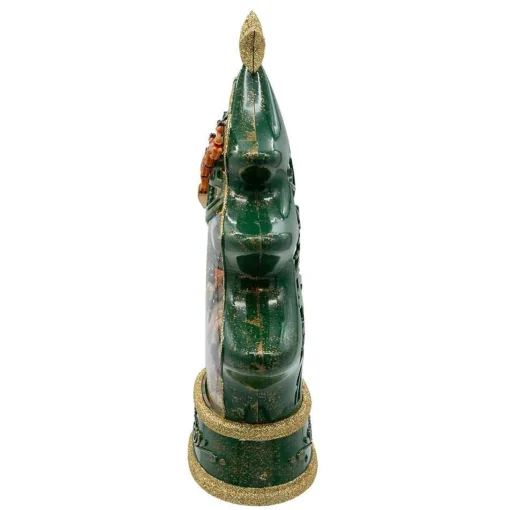 Kurt Adler Tabletop Items* 11.25-Inch Battery Operated Water Snowman Tree With Santa Sleigh