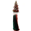 Kurt Adler Tabletop Items* 24-Inch Battery-Operated Hollywood Red And Dark Green Nutcracker With Led Hat