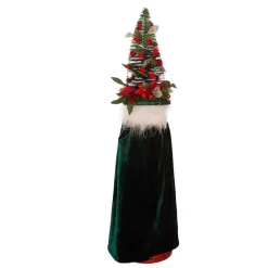 Kurt Adler Tabletop Items* 24-Inch Battery-Operated Hollywood Red And Dark Green Nutcracker With Led Hat