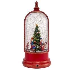 Kurt Adler Tabletop Items* 10.8-Inch Battery-Operated Usb Lighted Musical Nutcracker Water Lantern