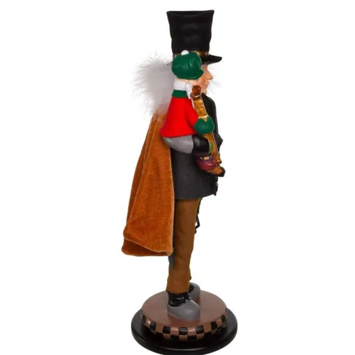 Kurt Adler Tabletop Items* 17-Inch Bob Cratchit And Tiny Tim Nutcracker