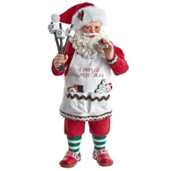 Kurt Adler Tabletop Items* 10.5-Inch Fabriche S'Mores Santa