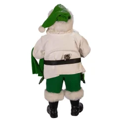 Kurt Adler Tabletop Items* 10.5-Inch Fabriche™ Musical Irish Chef Santa