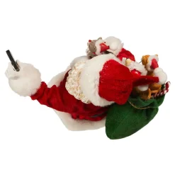 Kurt Adler Tabletop Items* 11-Inch Fabriche Santa Taking Selfie