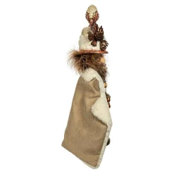 Kurt Adler Tabletop Items* 16-Inch Hollywood Ivory And Acorn Nutcracker