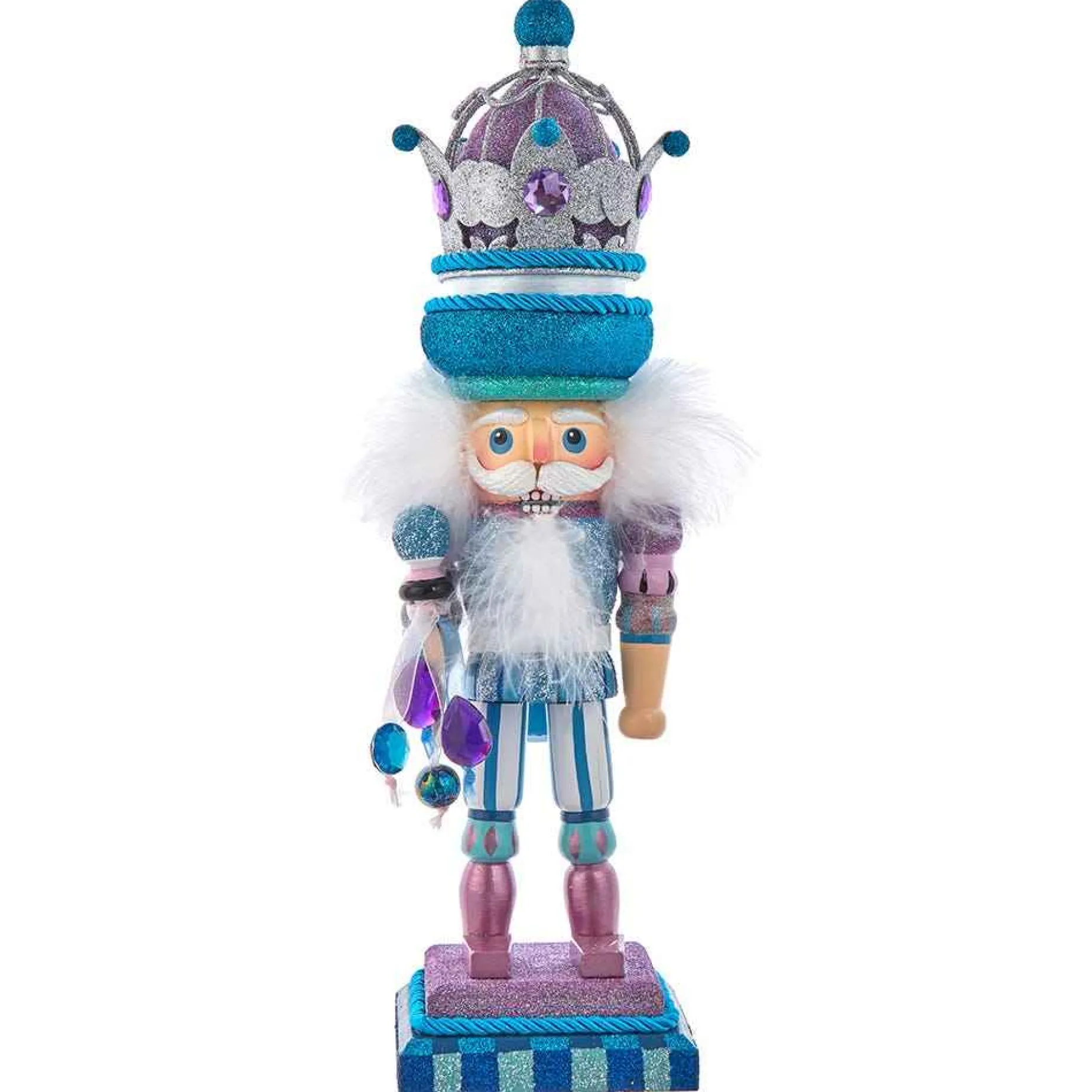 Kurt Adler Tabletop Items* 15-Inch Hollywood Jewel Colors King Nutcracker