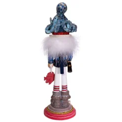 Kurt Adler Tabletop Items* 18-Inch Hollywood Octopus Hat Nutcracker