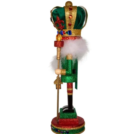 Kurt Adler Tabletop Items* 16-Inch Hollywood Mardi Gras King Nutcracker