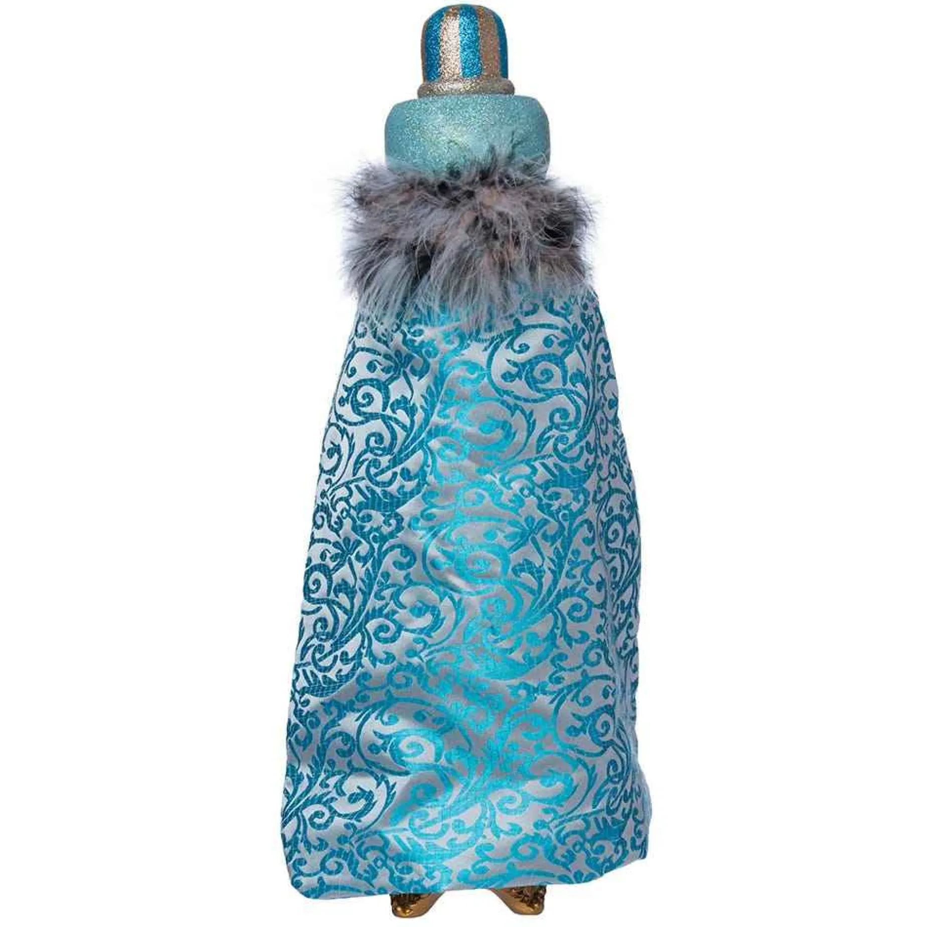 Kurt Adler Tabletop Items* 18-Inch Hollywood Turquoise King Nutcracker