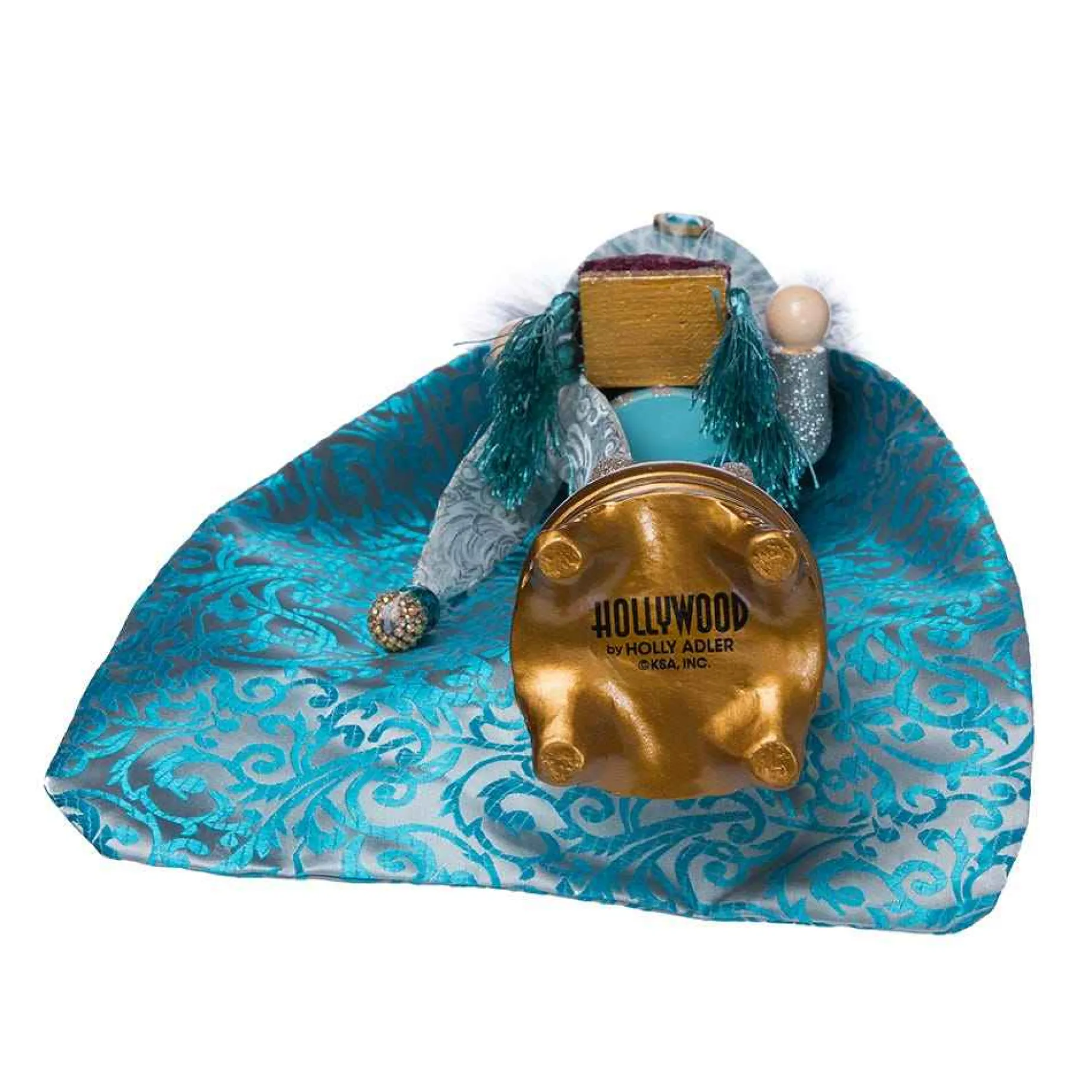 Kurt Adler Tabletop Items* 18-Inch Hollywood Turquoise King Nutcracker
