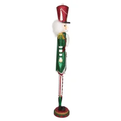 Kurt Adler Tabletop Items* 36-Inch Hollywood Red, White And Green Soldier Nutcracker