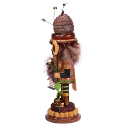 Kurt Adler Tabletop Items* 15-Inch Hollywood Bee Keeper Nutcracker