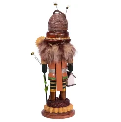 Kurt Adler Tabletop Items* 15-Inch Hollywood Bee Keeper Nutcracker