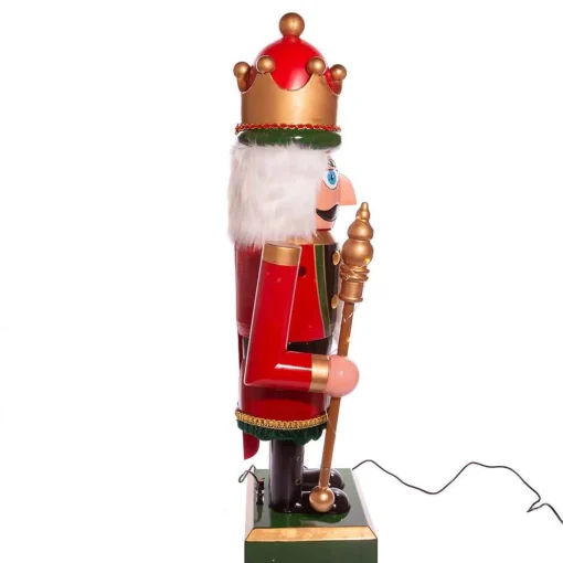 Kurt Adler Tabletop Items* 43-Inch Lighted Musical Collapsible Nutcracker