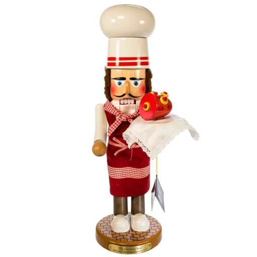 Kurt Adler Tabletop Items* 19-Inch Steinbach Santa Chef Nutcracker