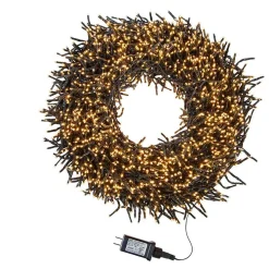 Kurt Adler Lawn And Outdoor Decor* 3000-Light 98-Foot Cluster Garland With Classic White Led Lights