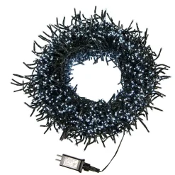 Kurt Adler Lawn And Outdoor Decor* 2000-Light 65-Foot Cluster Garland With Cool White Led Lights