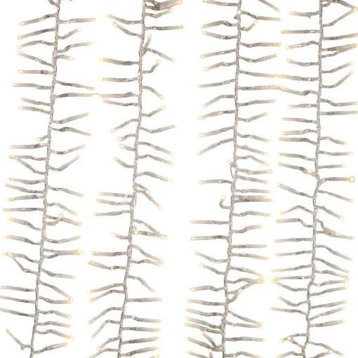 Kurt Adler Lawn And Outdoor Decor* 480-Light 15.7-Foot Warm White Led Connectable Cluster Garland