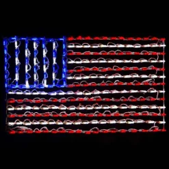 Brite Ideas Lawn And Outdoor Decor*Led American Flag #Led-Af40