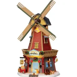 Lemax Village Collection Lighted Buildings*Lemax Harvest Valley Windmill #45678