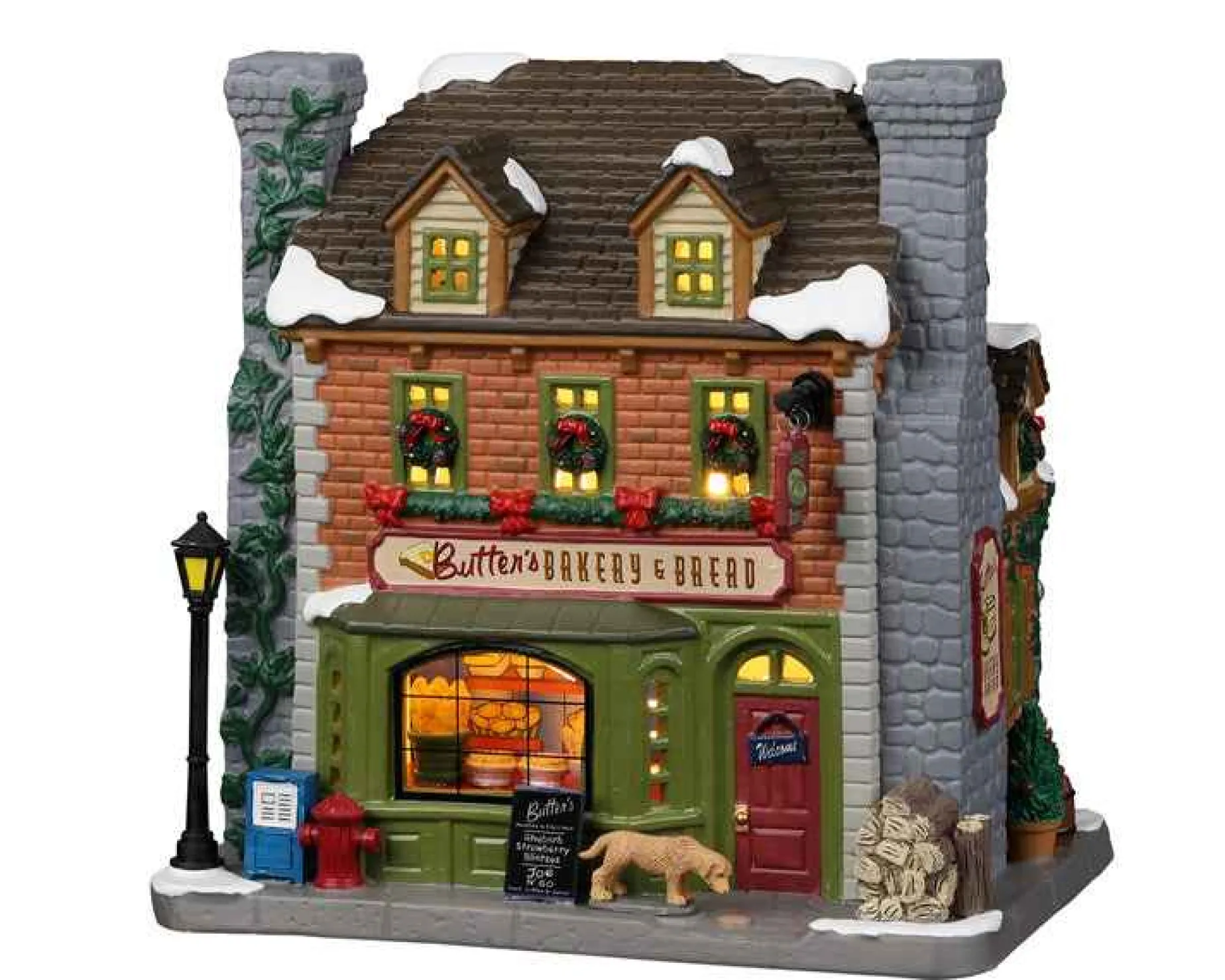 Lemax Village Collection Lighted Buildings* Butter's Bakery & Bread #25874
