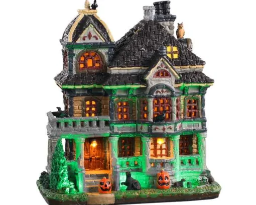 Lemax Village Collection Halloween Villages* Grimsbury Haunted House #05609