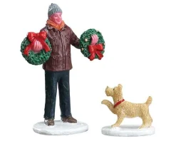 Lemax Village Collection Figurines* Tree Lot Figure, Set Of 2 Figurines #52383