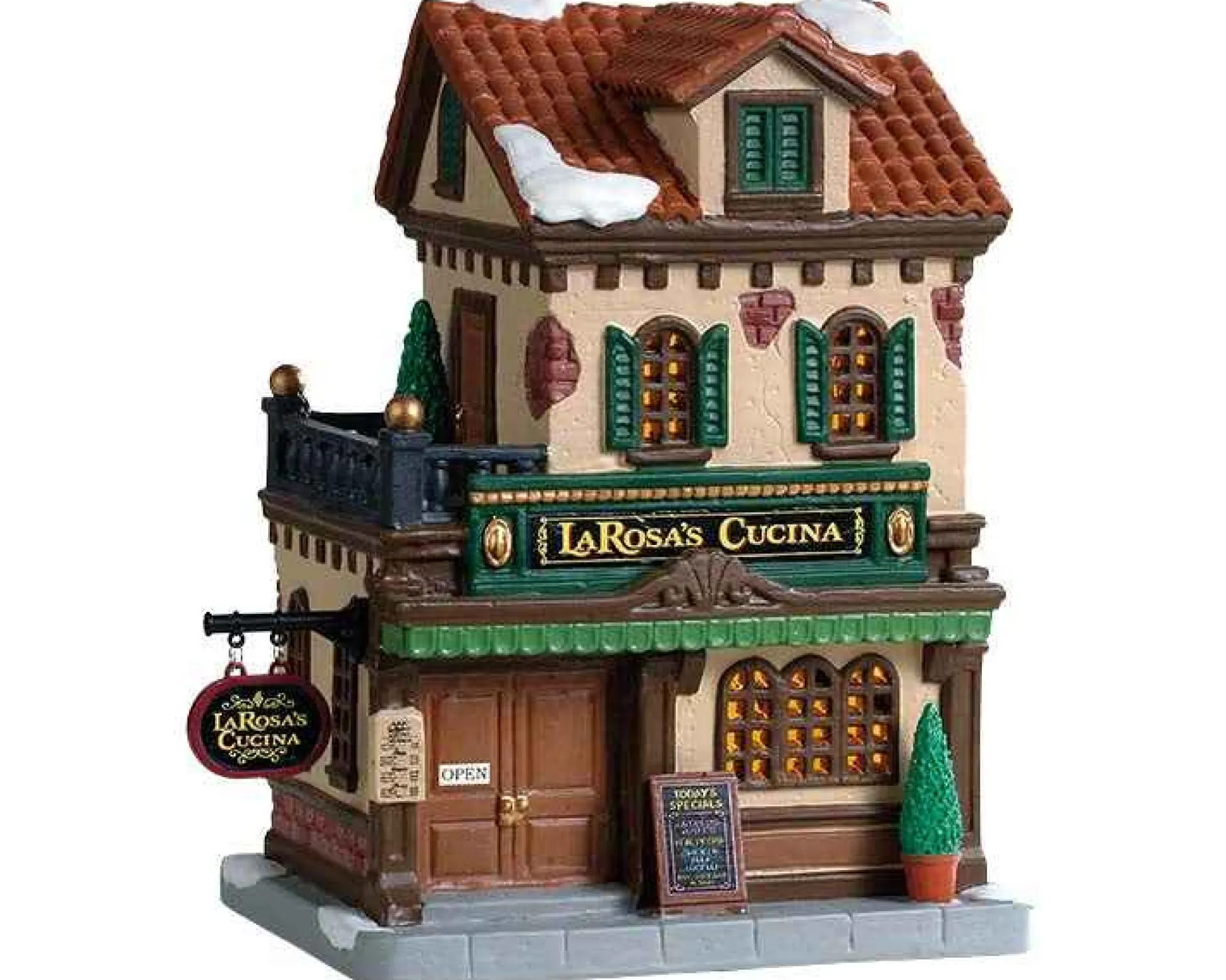 Lemax Village Collection Lighted Buildings* La Rosa's Cucina #95524