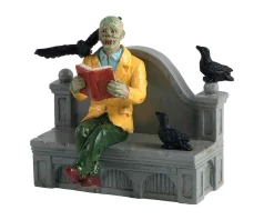 Lemax Village Collection Halloween Villages* Reading In Peace Figurine #12006