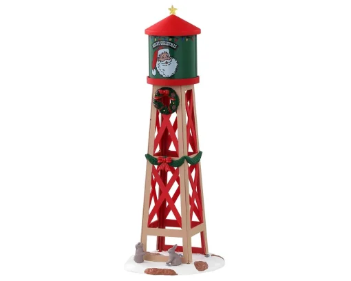 Lemax Village Collection Accessories* Rustic Water Tower Table Accent #03526