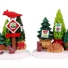Lemax Village Collection Accessories* Tree Farm Display, Set Of 2 #14844