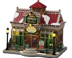 Lemax Village Collection Lighted Buildings* Caddington Conservatory Gardens, With 4.5V Ad #25867