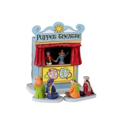 Lemax Village Collection Table Accents* Puppet Theatre, Set Of 3 #33619