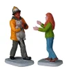 Lemax Village Collection Figurines* My Hero!, Set Of 2 #22120