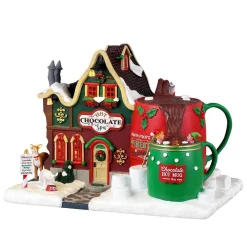 Lemax Village Collection Lighted Buildings* Hot Chocolate Spa, Battery Operated (4.5V) #35070