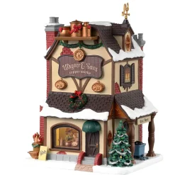 Lemax Village Collection Lighted Buildings* Wagner & Sons Copper Works #35067