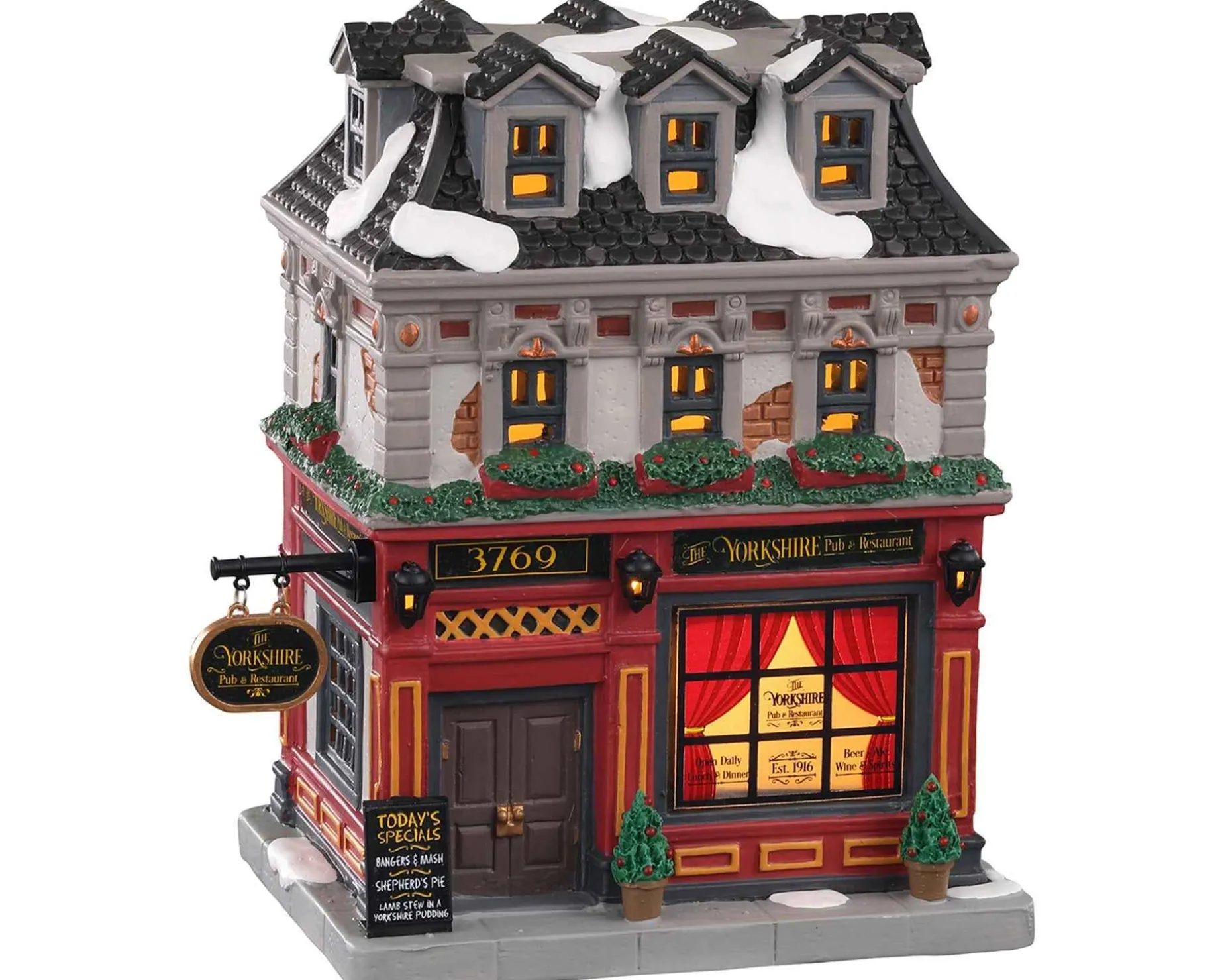 Lemax Village Collection Lighted Buildings* The Yorkshire Pub & Restaurant #05671