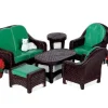 Lemax Village Collection Accessories* Wicker Lawn Set, Set Of 8 Table Accent #64077