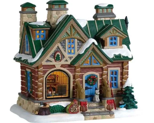 Lemax Village Collection Lighted Buildings* Pine Peak Retreat #95474