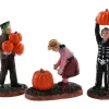 Lemax Village Collection Halloween Villages* Pumpkin Pickers, Set Of 3 #82565