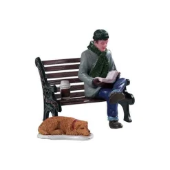 Lemax Village Collection Figurines* Relaxing Day, Set Of 2 #92777