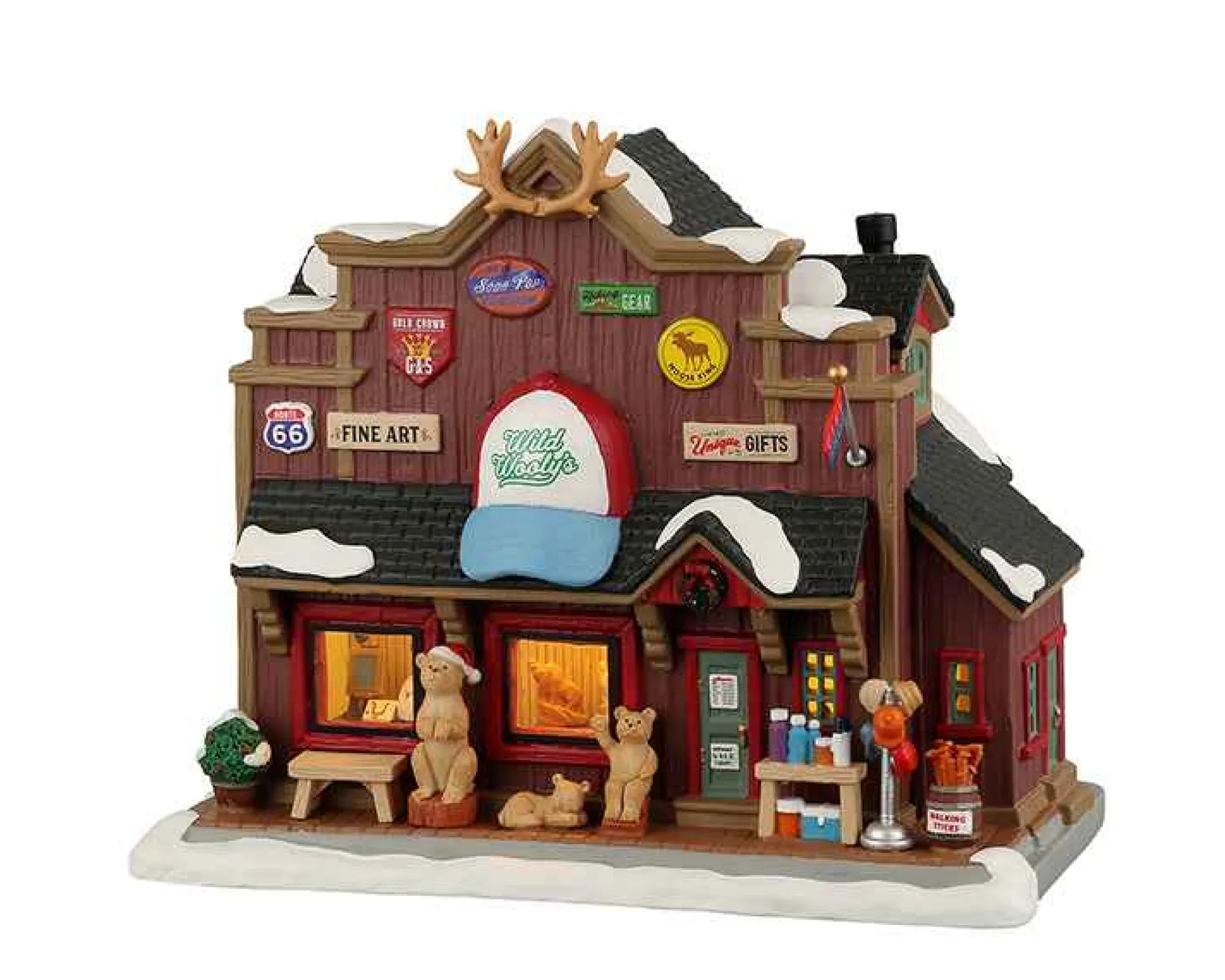 Lemax Village Collection Lighted Buildings* Wild Wooly's Gift Shop #25902